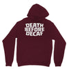 death before decaf (2) Unisex Hoodie