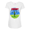 the sound of kombat Maternity Scoop Neck T-shirt