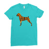 tiger pattern Ladies Fitted T-Shirt