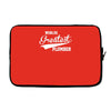 worlds greatest plumber Laptop sleeve
