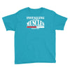 funny installing muscles, ideal gift, birthday present Youth Tee