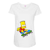skate bart Maternity Scoop Neck T-shirt