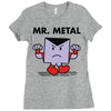 mr. metal Ladies Fitted T-Shirt