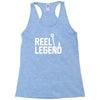 reel legend funny lure father's day country fishing bass humor Racerback Tank