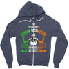 conor mcgregor notorious go to war irish Zipper Hoodie