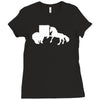 b&auml;r vs einhor  funny Ladies Fitted T-Shirt