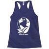 earth day planet Racerback Tank