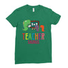 teacher saurus Ladies Fitted T-Shirt