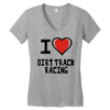 i love dirt track racing Women's V-Neck T-Shirt