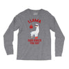boxing llama Long Sleeve Shirts