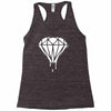 dripping diamond logo Racerback Tank