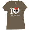i love you my girlfreind Ladies Fitted T-Shirt