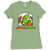 pizza pizza Ladies Fitted T-Shirt