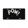 pow as worn License Plate