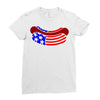 us hot dog Ladies Fitted T-Shirt