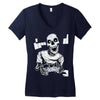 skull gamer Women's V-Neck T-Shirt