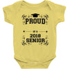 proud name 2018 senior Baby Bodysuit