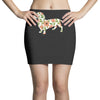 dachshund flower Mini Skirts