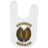goodbye, newman Baby Bibs