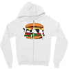 fresh meat Zipper Hoodie