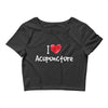 I Love Acupuncture Crop Top