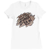 eat your heart out zombie run Ladies Fitted T-Shirt