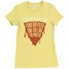 feed me pizza tell me i'm pretty Ladies Fitted T-Shirt