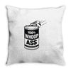 canofwhoopass Throw Pillow