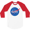 Nasa Gay Pride 3/4 Sleeve Shirt