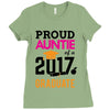 Class of 2017 Proud Auntie Graduation Ladies Fitted T-Shirt