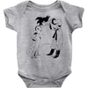 goku vs freeza Baby Bodysuit