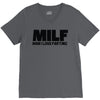 herren lustiges V-Neck Tee