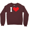 i heart customize it Crewneck Sweatshirt