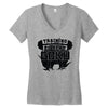 training to beat goku Women's V-Neck T-Shirt