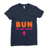 Bun in the Oven Ladies Fitted T-Shirt
