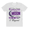 i love someone with pancreatic cancer to the moon &amp; back to infınıty All Over Women's T-shirt
