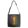 new! men's rasta vibe lion Adjustable Strap Totes