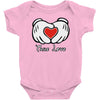mickey et l'amour en Baby Onesie