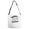 my lashes Adjustable Strap Totes