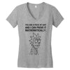 mathematically Women's V-Neck T-Shirt