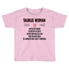 Taurus Woman Toddler T-shirt
