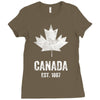 Canada Est 1867 Ladies Fitted T-Shirt