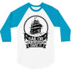 Sailor Life Is Adventure Dare It 3/4 Sleeve Shirt