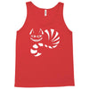 cheshire cat alice in wonderland funny Tank Top
