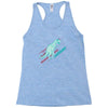 ask me about dinosaurs Racerback Tank