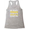 knew she was a thug Racerback Tank