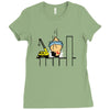 sumo pile driver Ladies Fitted T-Shirt