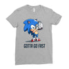 caffeine boost Ladies Fitted T-Shirt