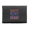 my mom is in heaven forever Accessory Pouches