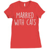married with cats Ladies Fitted T-Shirt
